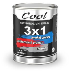 Antikorozivni emajl lak 3 u 1 bijeli 0,75 lit Cool