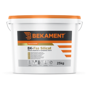 BEKAMENT BK-Fas Silicat Silikatna disperzija za spoljašnje zidove 25 kg bijela