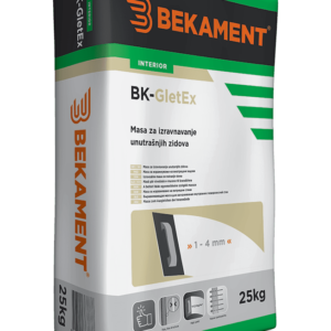BEKAMENT BK-GletEx masa za izravnavanje unutrašnjih zidova 25 kg