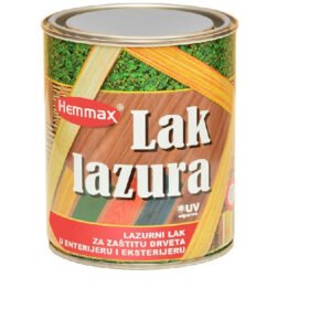 Lak lazura bezbojna 0,75 lit Hemmax