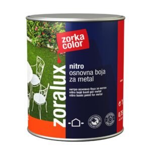 ZORALUX boja nitro osnovna za metal crvena 0.75l