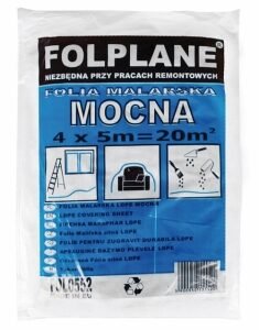 Zaštitna folija jaka LDPE 4x5m, 25u, 400gr FOL0552