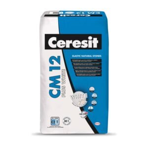Ceresit CM 12 plus white bijeli elast. lijepak za prirodni kamen i mermer 25kg C2F